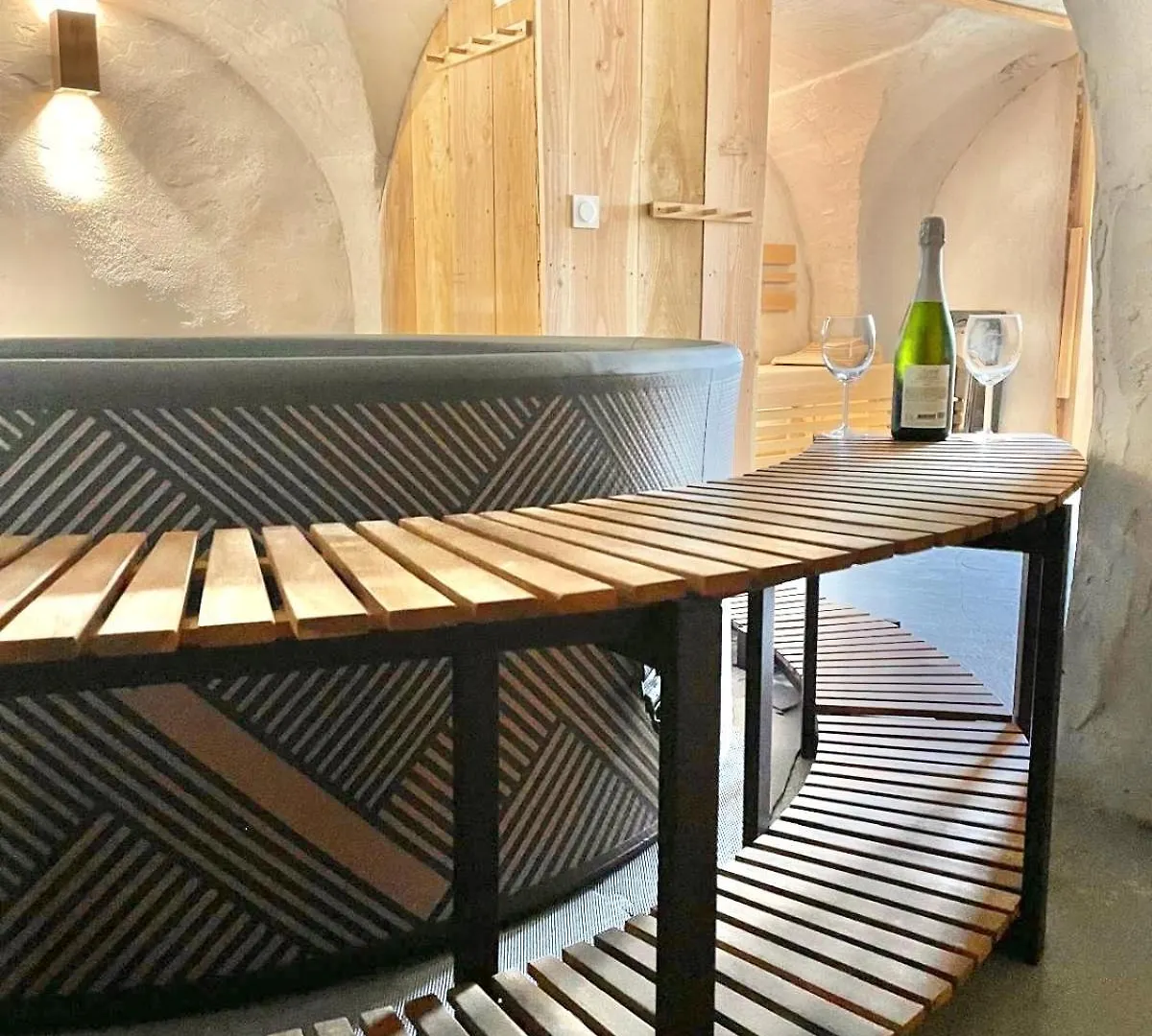 Апартаменты La Fontaine De L'Alpes D'Huez Gite And Spa